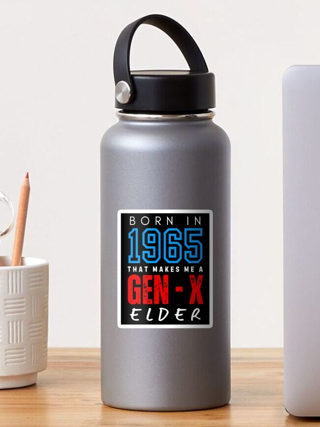 Thumbnail 1 of 3, Sticker, Gen - X Elder designed and sold by DazArtDesigns.