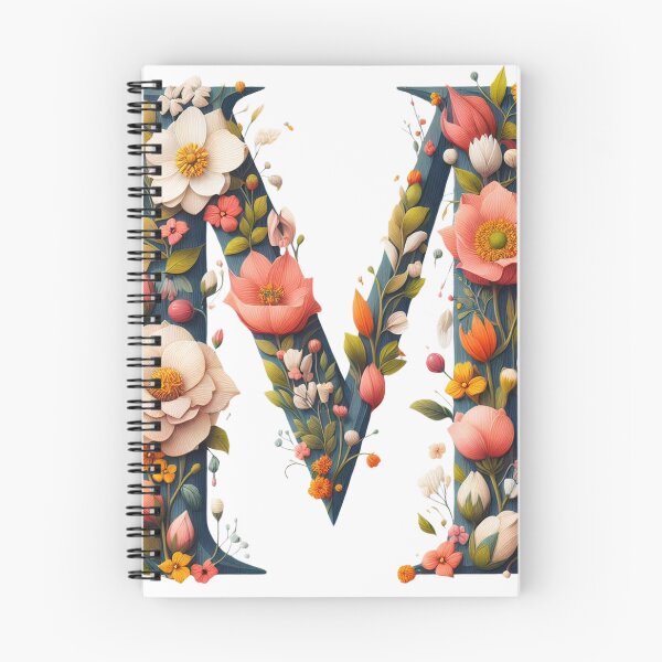 Item preview, Letter “M” containing flowers designed and sold by yeekazar.