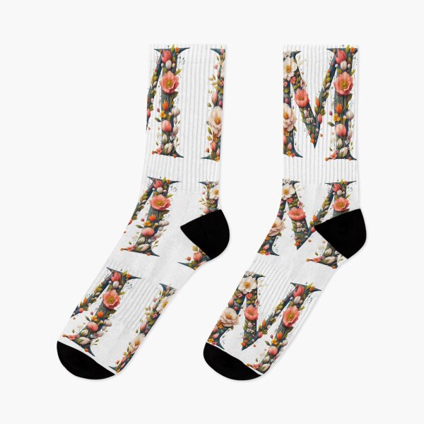 Item preview, Letter “M” containing flowers designed and sold by yeekazar.