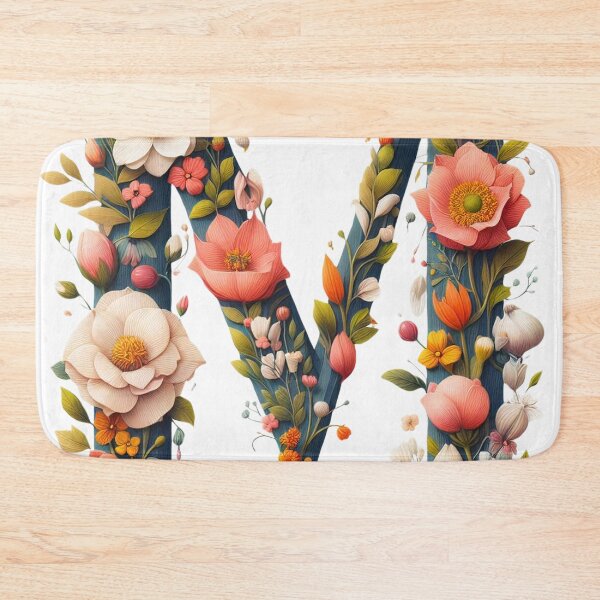 Item preview, Letter “M” containing flowers designed and sold by yeekazar.