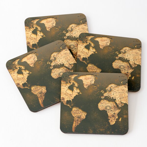 Item preview, World Map - Oil Painting designed and sold by Lukars77.