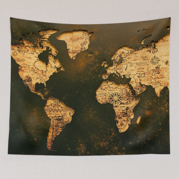 Item preview, World Map - Oil Painting designed and sold by Lukars77.