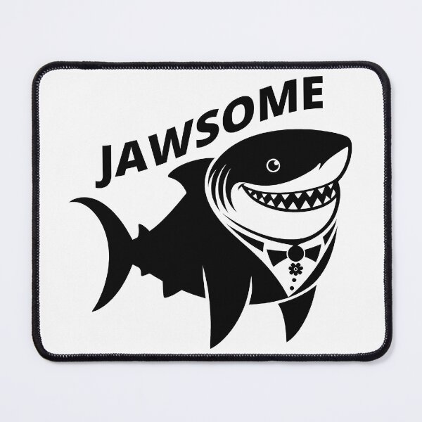Item preview, "Jawsome" Shark Wedding Illustration designed and sold by Palteeshop.