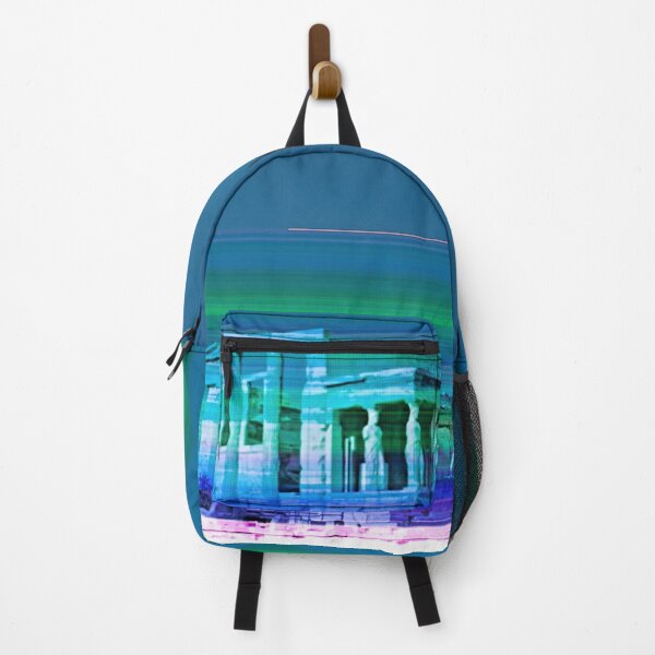 Item preview, Ancient Greece, temple, green lines designed and sold by IdoFriedmanArt.