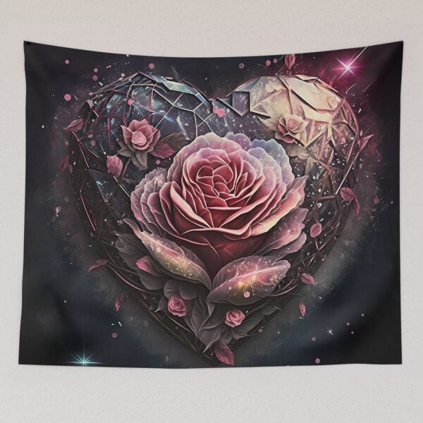 Item preview, “Roses & Romance: Heartcore Valentine’s Day” designed and sold by Art-Vortex-fr.