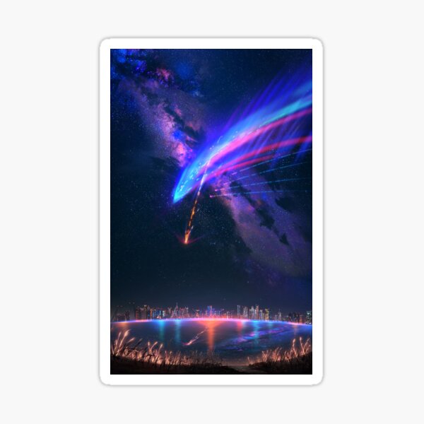Kimi No Nawa, comet, galaxy, HD phone wallpaper