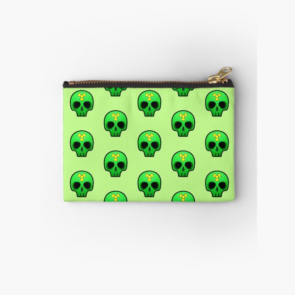 Item preview, Green Skull Emoji Radiation Toxic Waste designed and sold by UnicornCornHorn.