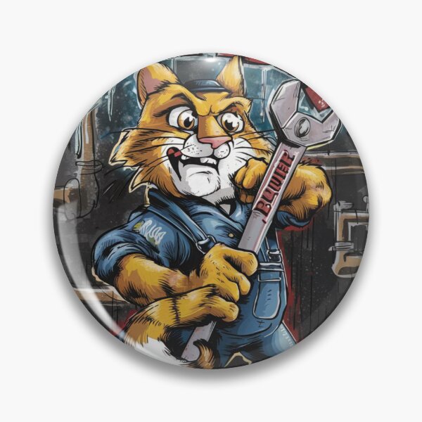 Item preview, Plumber cat designed and sold by A-to-y.