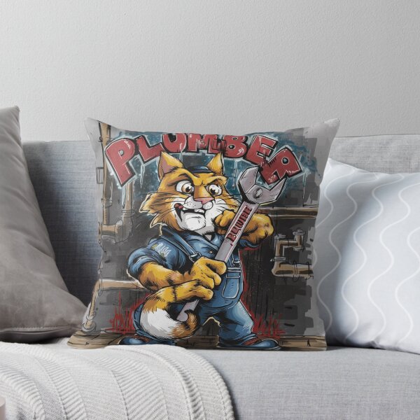 Item preview, Plumber cat designed and sold by A-to-y.
