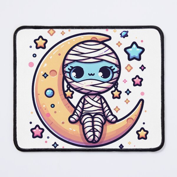 Item preview, Kawaii Mystical Mummy With Star Earrings designed and sold by CanvasCutie.