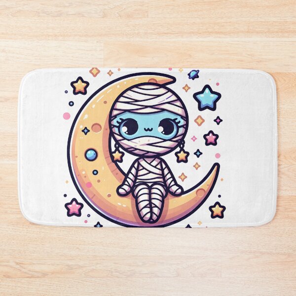 Item preview, Kawaii Mystical Mummy With Star Earrings designed and sold by CanvasCutie.