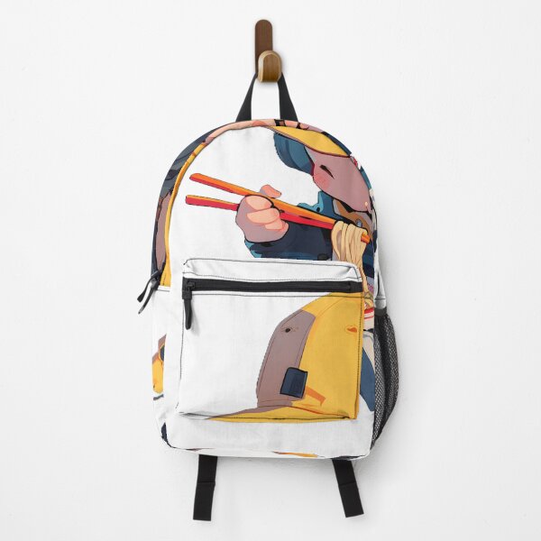 Item preview, Cute Manga Boy With Headphones Eating Noodles designed and sold by StickySparkle.