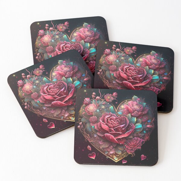 Item preview, “Roses & Romance: Heartcore Valentine’s Day” designed and sold by Art-Vortex-fr.