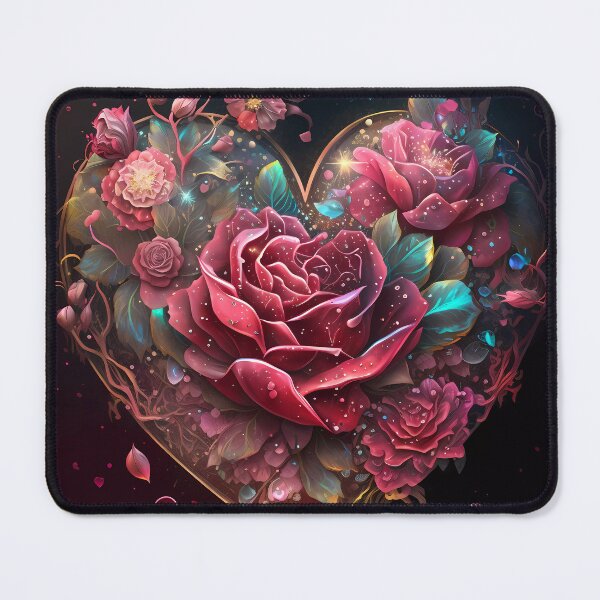 Item preview, “Roses & Romance: Heartcore Valentine’s Day” designed and sold by Art-Vortex-fr.
