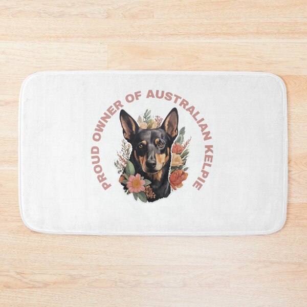 Item preview, Cute Flower Australian Kelpie Mom Dad Guardian Angel Best Friend Doggie Paw designed and sold by SMARTKIT  DESIGNAGENCY.