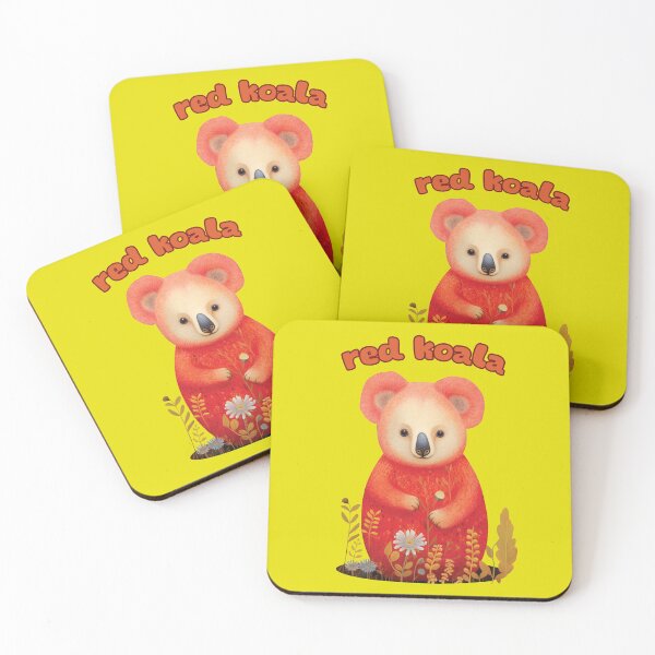 Item preview, Australian wildlife red funny koala bear animals designed and sold by AlchemyColor.