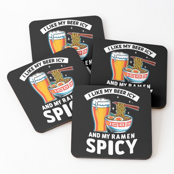 Artikelvorschau, Icy Beer Spicy Ramen Party Pub Crawl Bar Game Night Novelty Funny Beer entworfen und verkauft von KsuAnn.