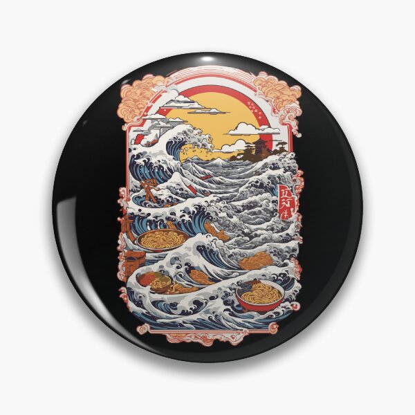 Artikelvorschau, Ukiyo-E Farbholzschnitt Japanische Ramen Nudeln entworfen und verkauft von LuminOrb.