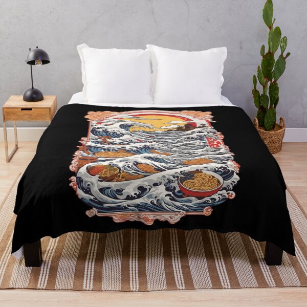 Item preview, Ukiyo-E Color Woodcut Japanese Ramen Noodles designed and sold by LuminOrb.