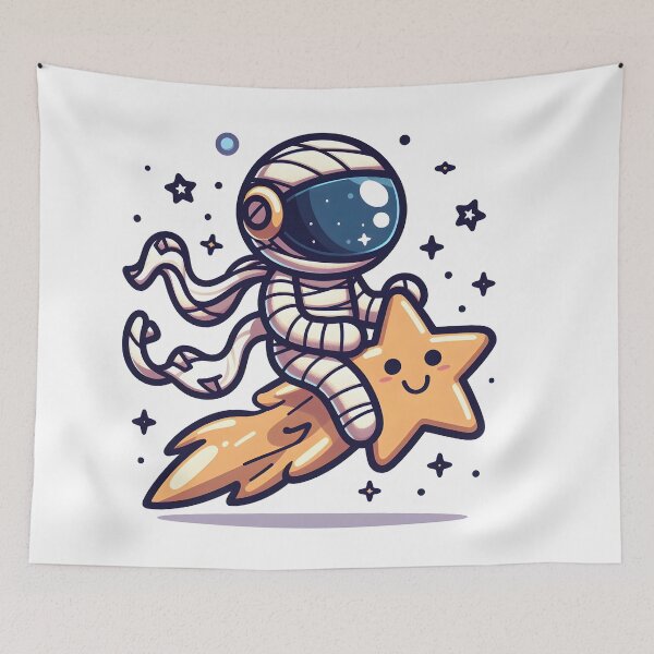 Item preview, Mummy With Space Helmet designed and sold by CanvasCutie.