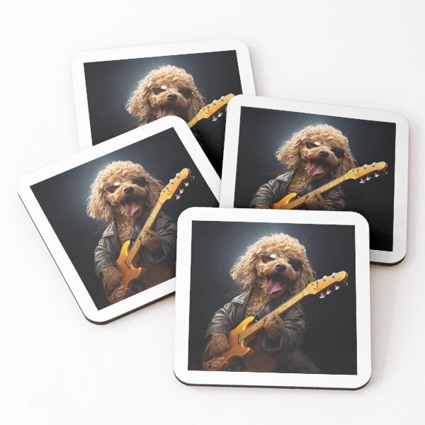 Item preview, Goldendoodle rockstar designed and sold by Sagitto.