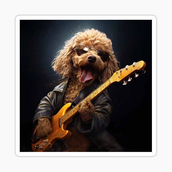 Artikel-Vorschau von Goldendoodle-Rockstar, designt und verkauft von Sagitto.
