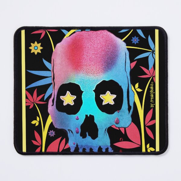 Item preview, VERY MULTICOLORED FANTASY SKULL designed and sold by inarausch2023.