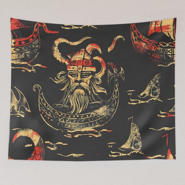 Item preview, Viking Themed Ocean Scene designed and sold by dcrc.