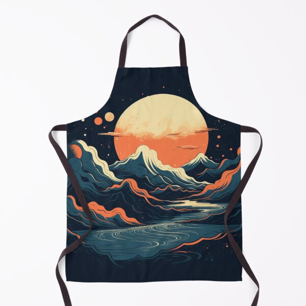 Item preview, Abstract Mountains designed and sold by NicolasGlowArt.