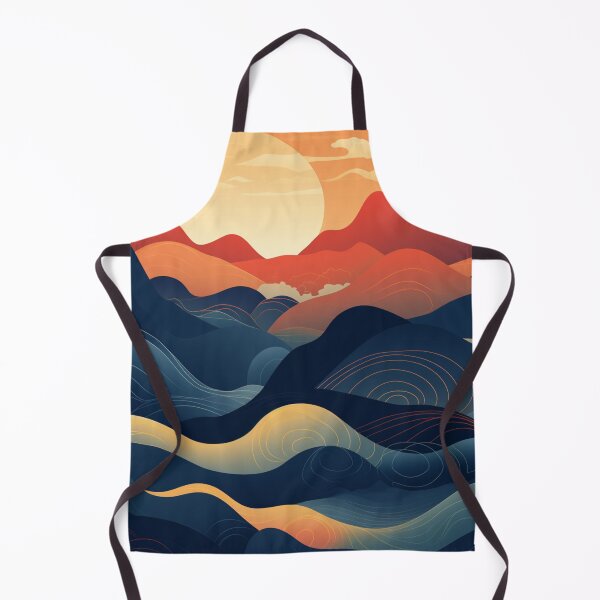 Item preview, Colorful Sunset Mountains designed and sold by NicolasGlowArt.