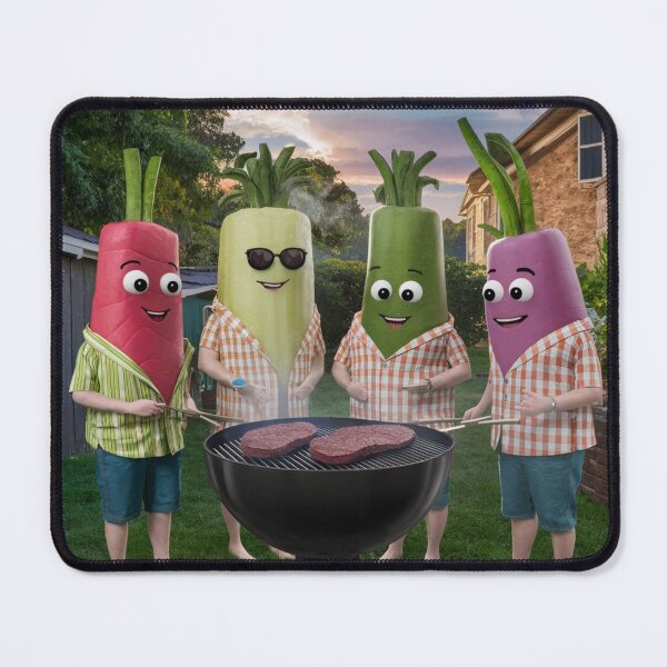 Item preview, Vegetable Friends at a Barbeque. designed and sold by RWCarpenter.