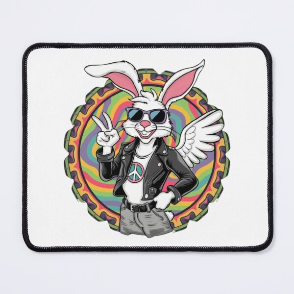 Item preview, Rabbit of Peace and Love designed and sold by JonysCreativeDesigns.