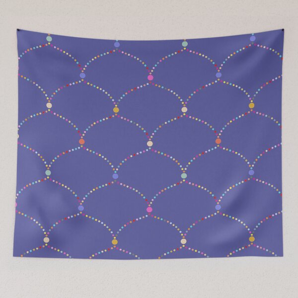 Item preview, Colorful beadings - blue designed and sold by marialindemann.