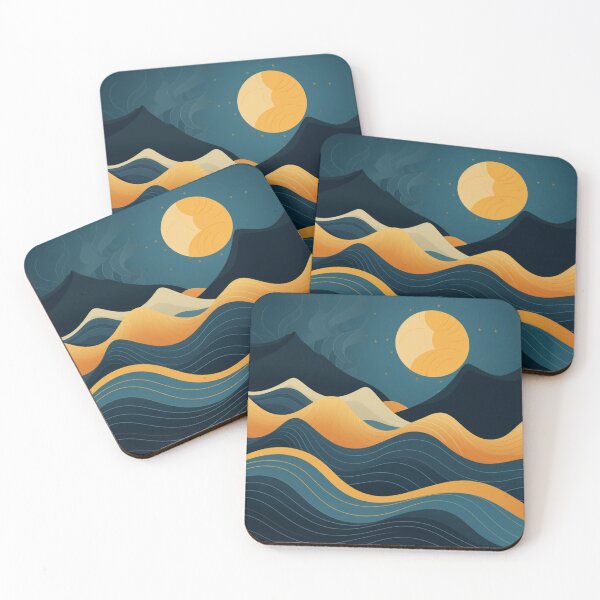Item preview, Mountain Sunset Pattern designed and sold by NicolasGlowArt.