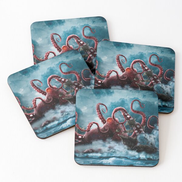 Item preview, Treacherous Ocean Waters Sea Monster Attacks designed and sold by JRRTs.