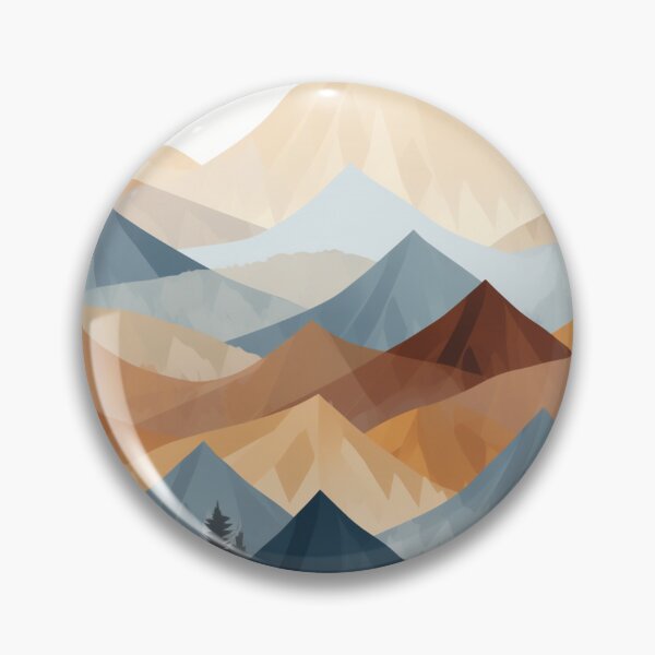 Item preview, Geometry Mountains Pattern  designed and sold by NicolasGlowArt.