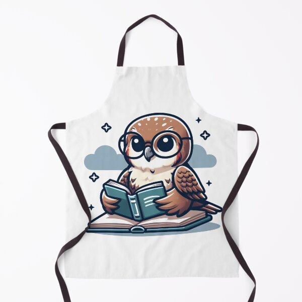 Item preview, Kawaii Falcon With Reading Glasses designed and sold by CanvasCutie.