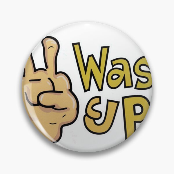 Item preview, Wassup Sticker funny designed and sold by HelloWoord.