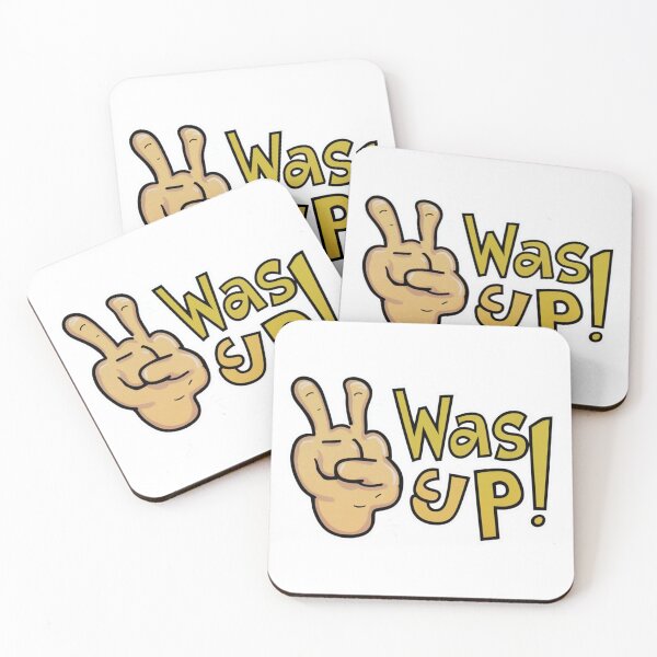 Item preview, Wassup Sticker funny designed and sold by HelloWoord.