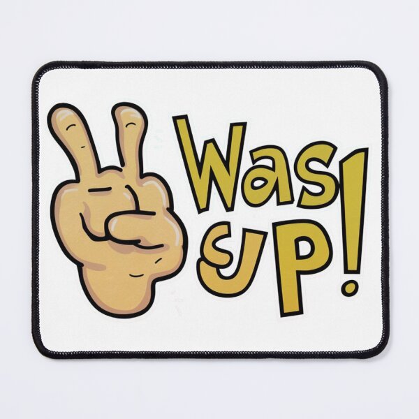 Item preview, Wassup Sticker funny designed and sold by HelloWoord.