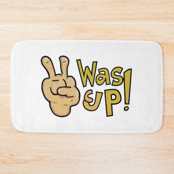 Item preview, Wassup Sticker funny designed and sold by HelloWoord.