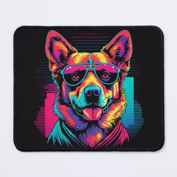 Item preview, Canine glasses the perfect complement to your furry friend's look, adding a touch of style and personality to every pose designed and sold by Pulsant  Paintings.