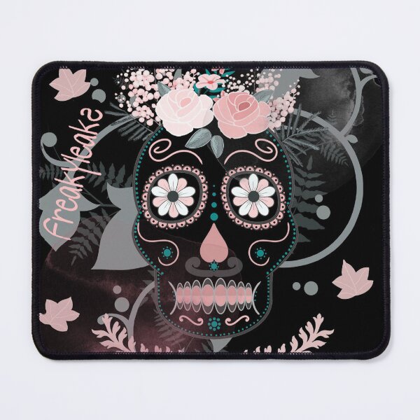 Item preview, FANTASY SKULL ON BLACK BACKGROUND designed and sold by inarausch2023.