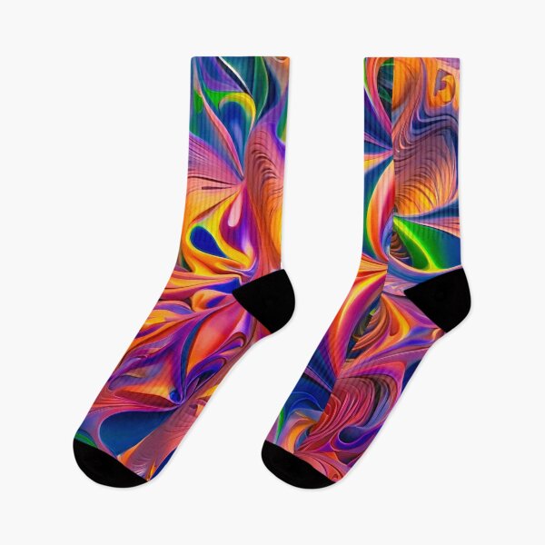 Item preview, Spectral Folds: A Journey Through Chromatic Valleys designed and sold by ArtComixHaven.