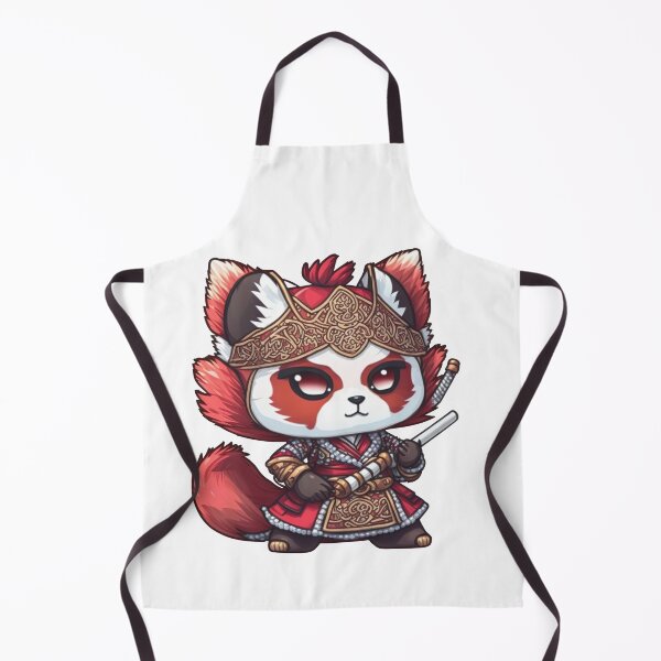 Item preview, The Stoic Guardian: A Glimpse Into the Fabled Red Panda Warrior designed and sold by jgvisualarts.