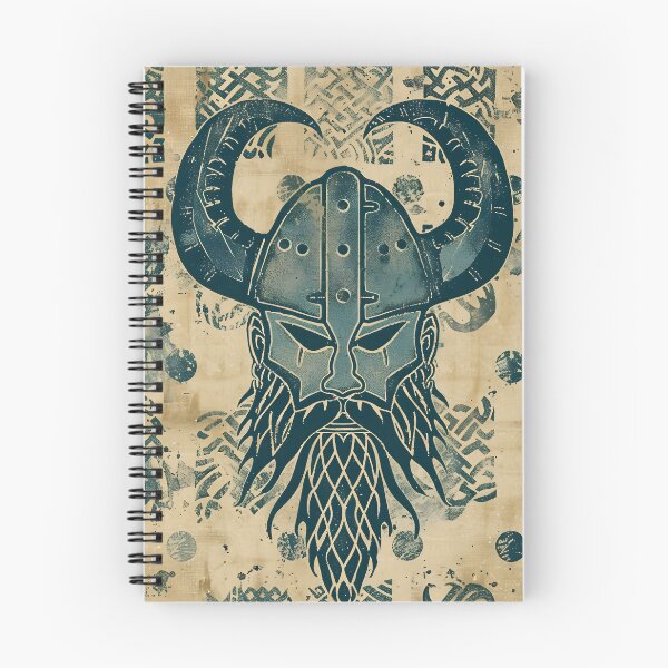 Item preview, Blue Viking Head designed and sold by dcrc.
