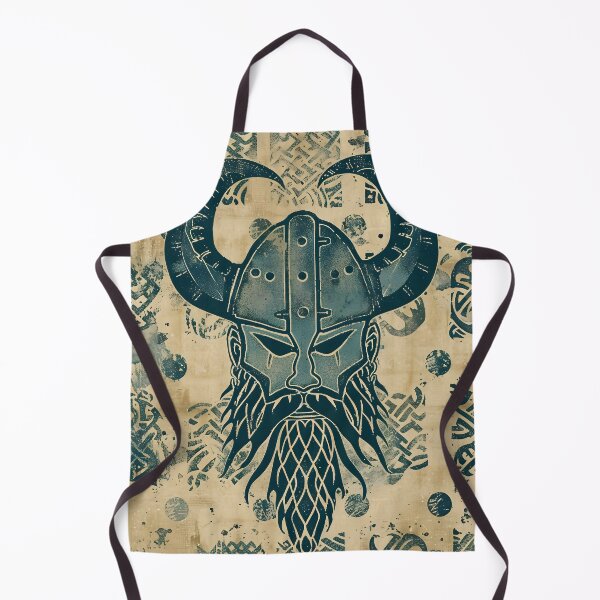 Item preview, Blue Viking Head designed and sold by dcrc.