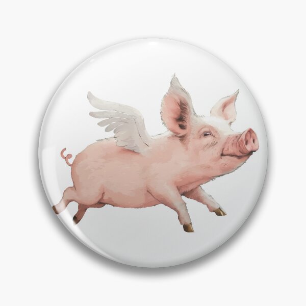 Item preview, Flying Pig designed and sold by Angry Swan Designs.
