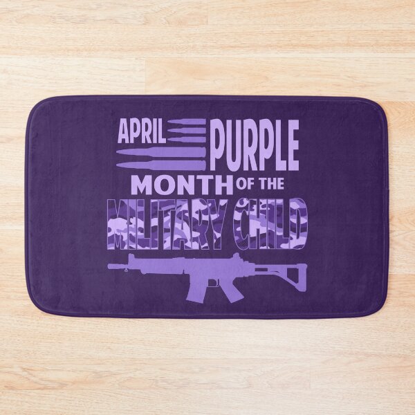 Item preview, April purple month of the Military Child designed and sold by Colorfulman.
