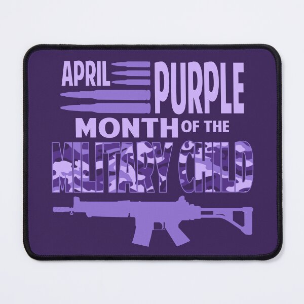 Item preview, April purple month of the Military Child designed and sold by Colorfulman.